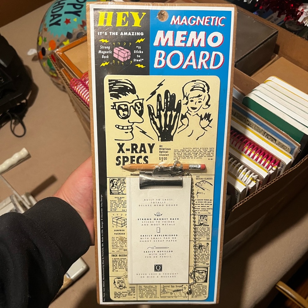 Vintage Magnetic Memo Pad